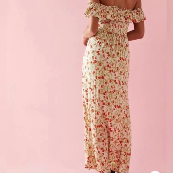 Free People She's A Dream Midi Dress Berry Blue - Picture 3 of 8